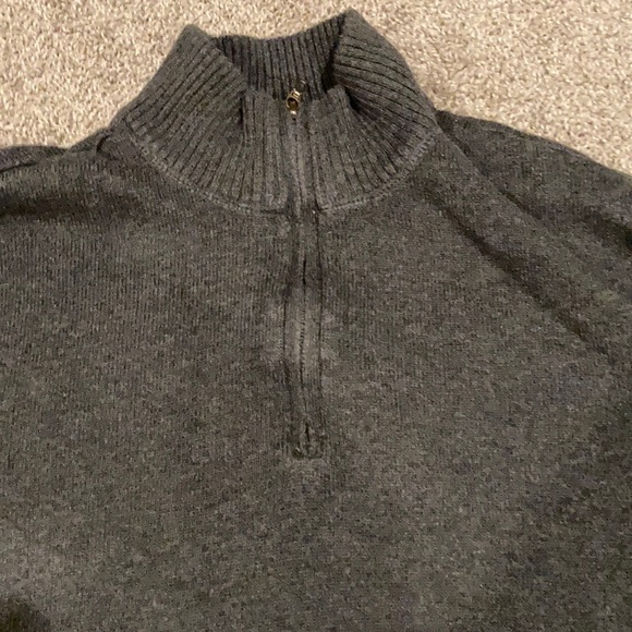 Men’s John Ashford gray pullover sweater. Size M - Picture 2 of 6